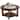 31.5-inch Industrial Wooden Round Coffee Table for Living Room