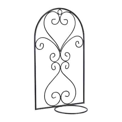 Trellis Arch Outdoor Wall Pot Holder - 17.25" - Set of 2