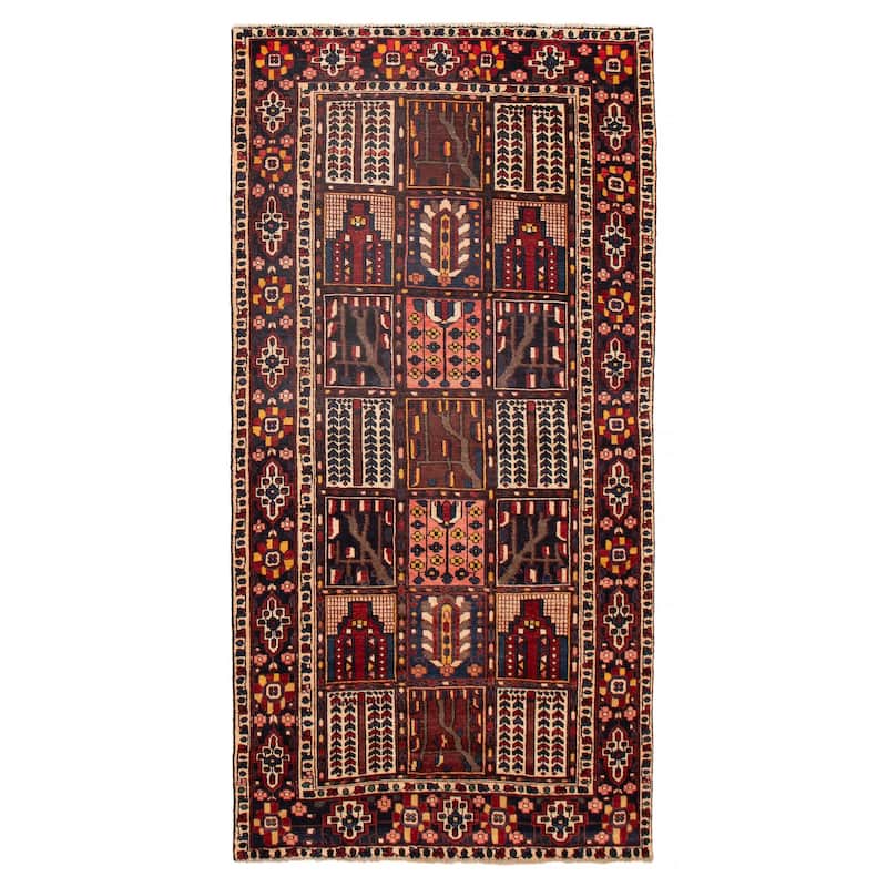 ECARPETGALLERY Hand-knotted Kayseri Vintage Red Wool Rug - 4'11 x 10'1 - Red - 4'11 x 10'1