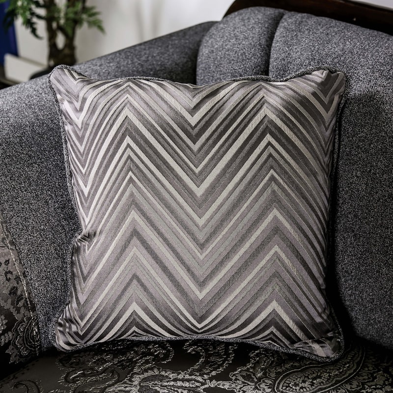 Dikic Traditional Chenille Upholstered Sofa by Furniture of America