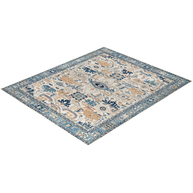 Serapi One-of-a-Kind Hand-Knotted Area Rug - Ivory - 8' 2" x 9' 9"