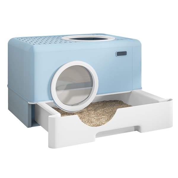 best covered litter box for large cats Modkat XL Cat Litter Box, White, Best Large Cat Litter Box