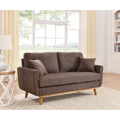 Asher Mid-Century Corduroy Sofa