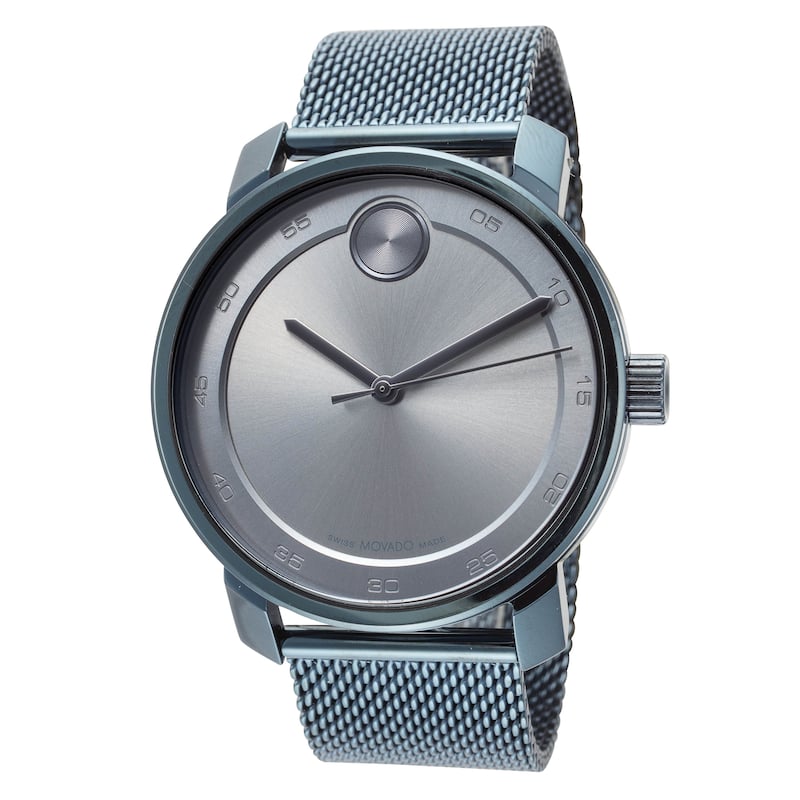 Movado Men's Bold 41mm Quartz Watch 3600959 - Grey - N/A