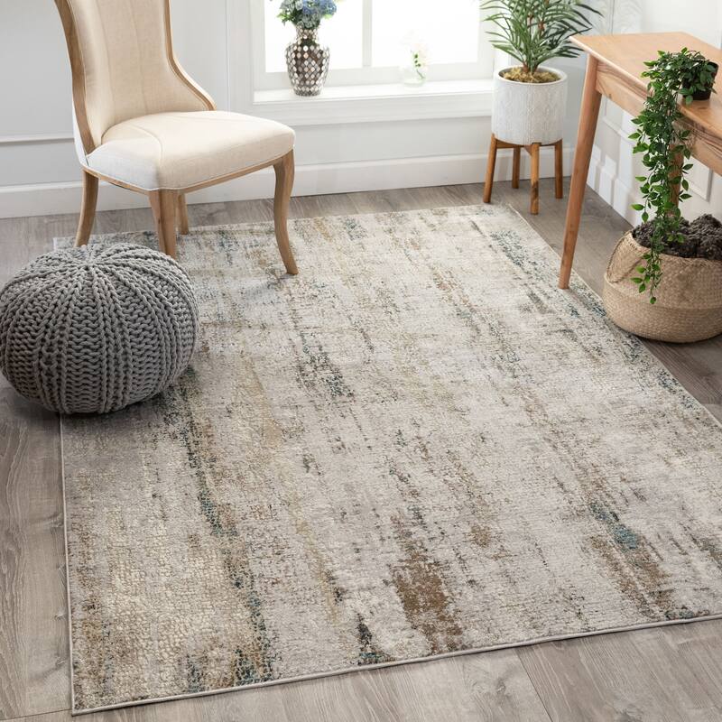 Well Woven Urbano Luca Transitional Abstract Area Rug Bed Bath