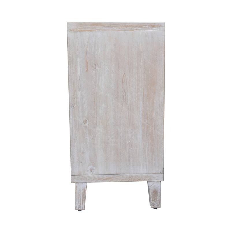 Accent Cabinet 4 Door Wooden Cabinet Sideboard Buffet Server Cabinet Storage Cabinet, for Living Room, Entryway