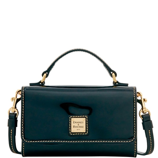 Dooney & Bourke Patent Small Mimi Crossbody (Introduced by Dooney & Bourke at $168 in Sep 2016) - Black
