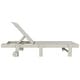 preview thumbnail 112 of 113, Shoreside Modern Poly Eco-Friendly All Weather Reclining Chaise Lounge With Wheels and Side Table (2-Piece Set)