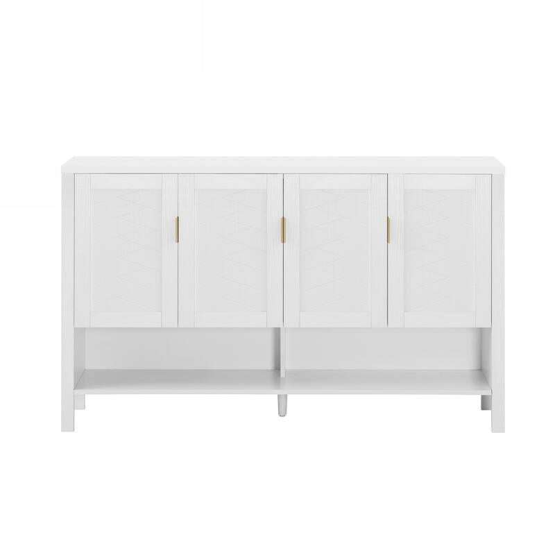 Modern Cabinet with Double Hooks,Suitable for Living Room, Hallway, Dining,Office