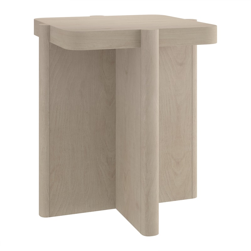 Laguna 20" Wide Square Side Table - 20" Wide - Alder White