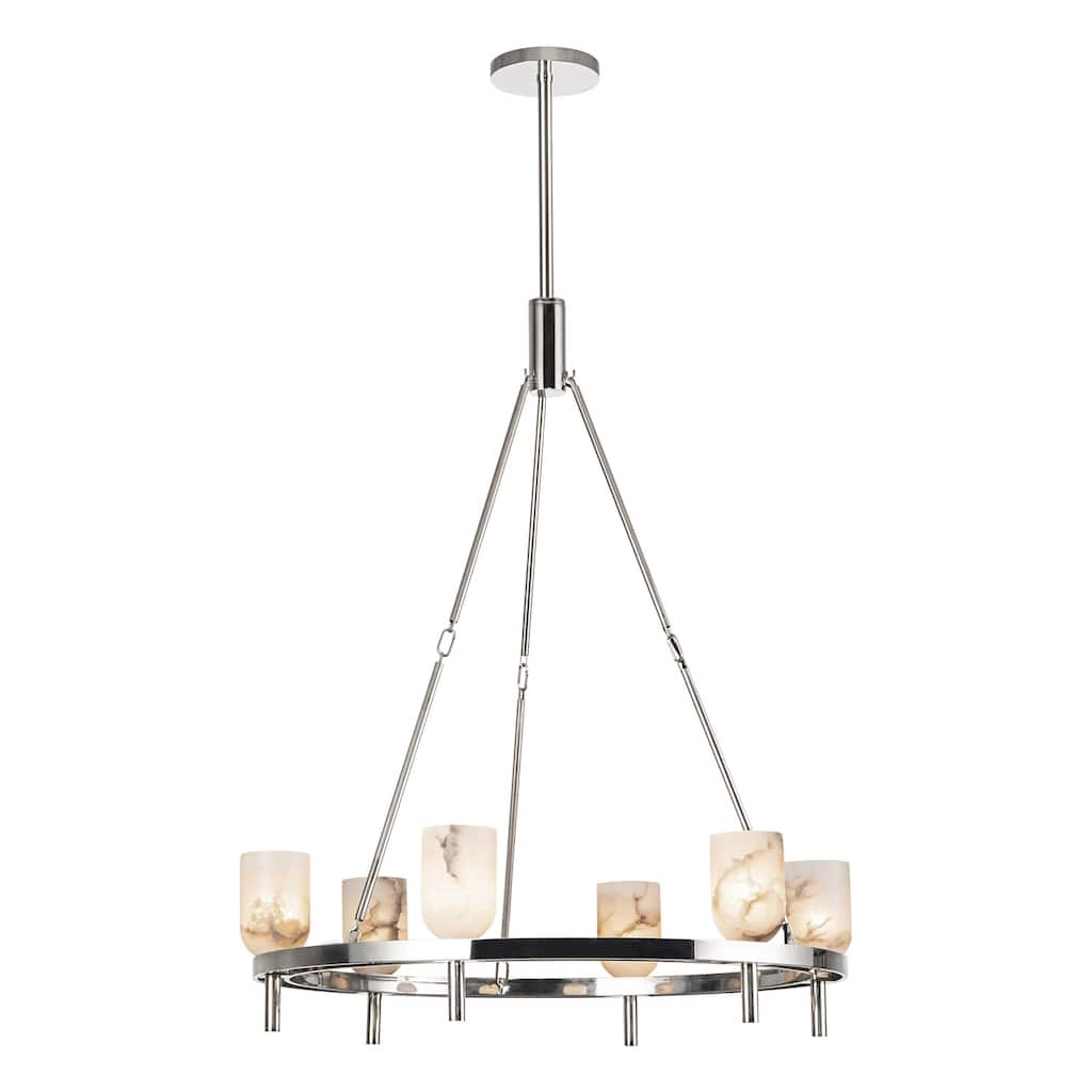 Alora Lighting CH338632 Lucian 6 Light 32" Wide Ring Chandelier