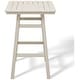 preview thumbnail 3 of 7, Laguna Hdpe All Weather Outdoor Patio 30" Square Bar Table