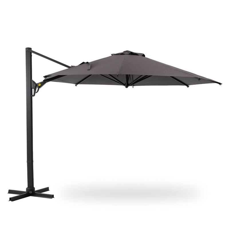 Royalcraft 11 ft Cantilever Patio Offset Umbrella - Grey