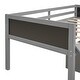 preview thumbnail 15 of 17, Pine Loft Bed with Climbing Frame, Rope & Chalkboard - Fun Play Area