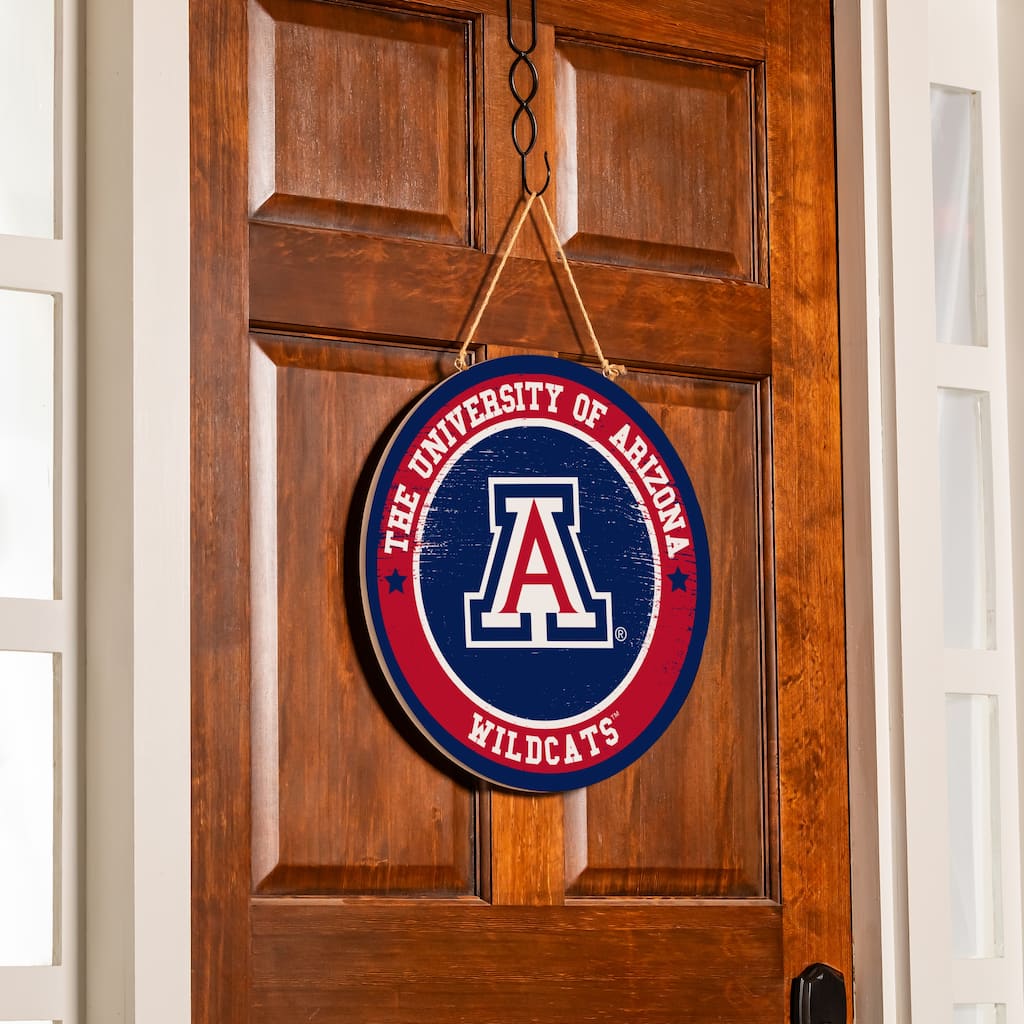 University of Arizona Wooden Door Decor Wall Sign - Multi-Color