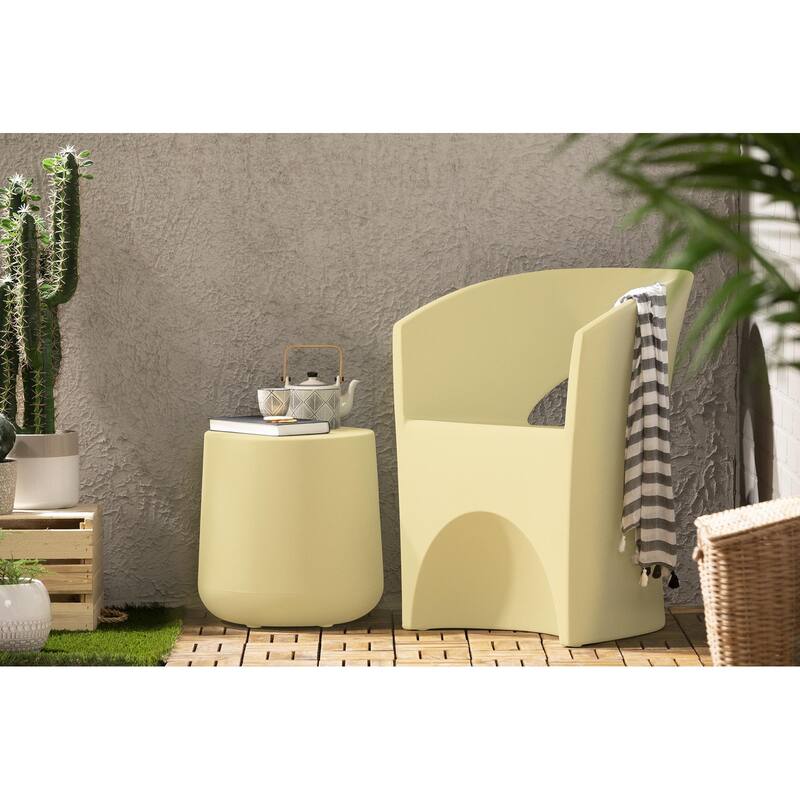 South Shore Dalya Round Outdoor Side Table