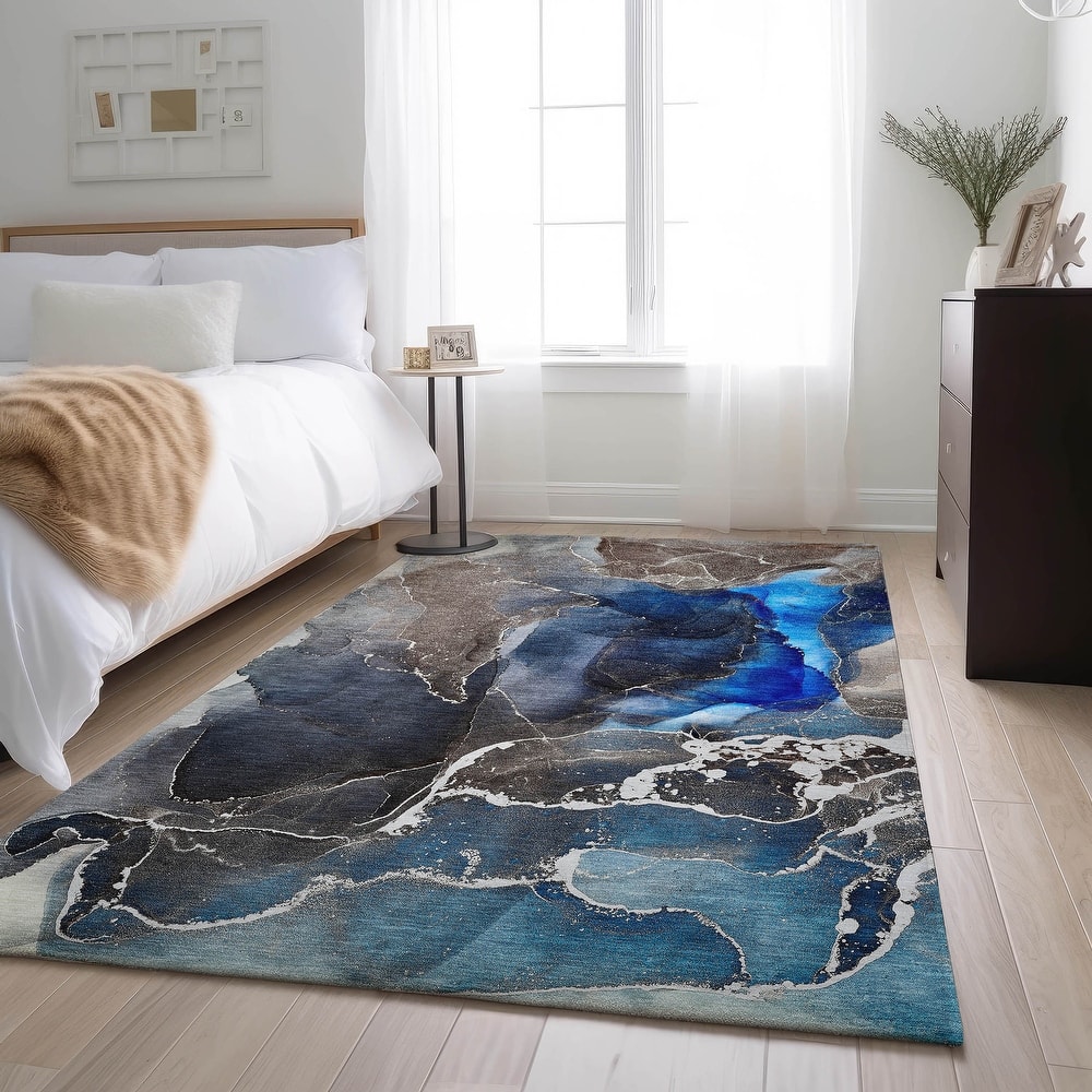 Premium Washable Super Soft Abstract Contemporary Mayfield Rug