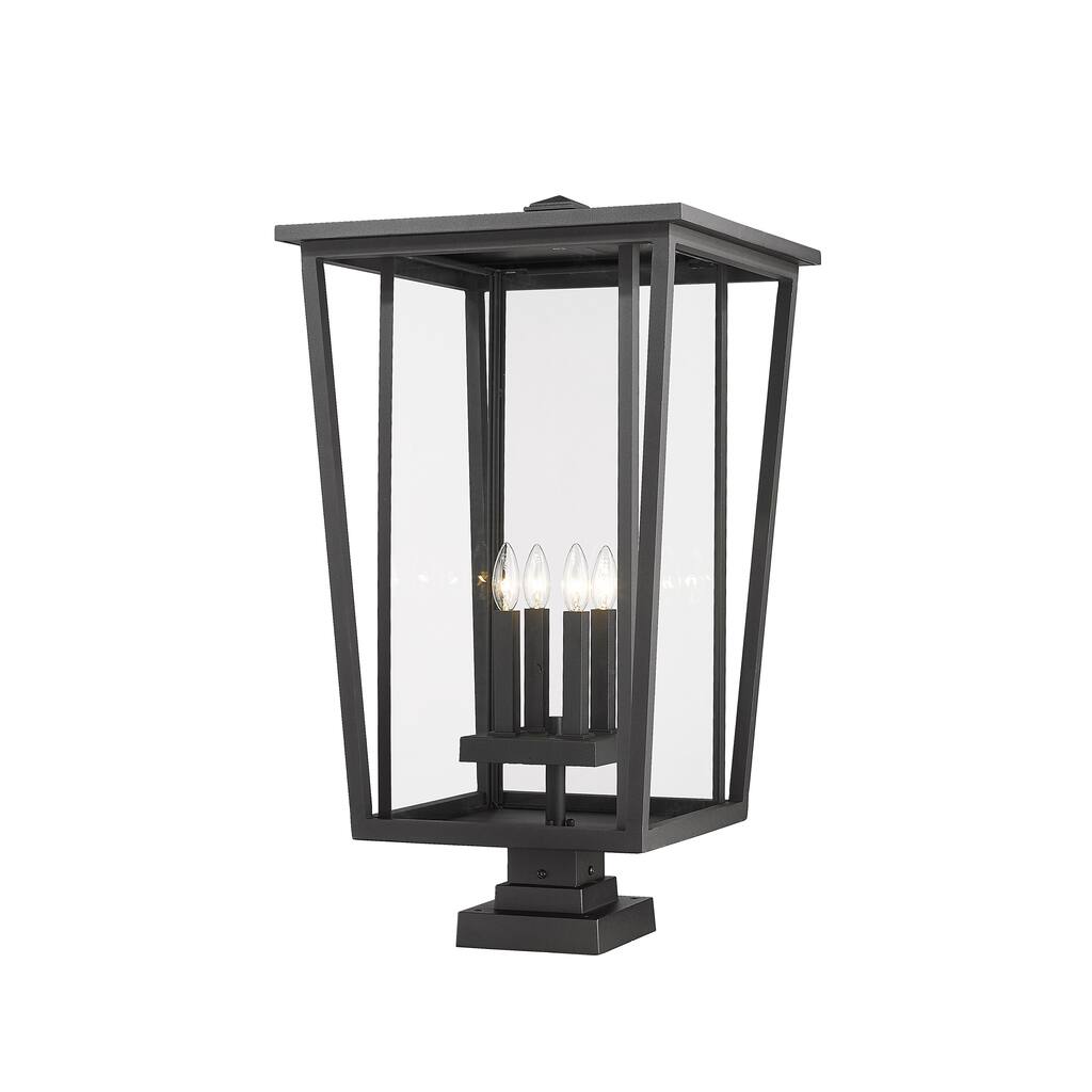 Seoul 4 Light Outdoor Pier Mounted Fixture