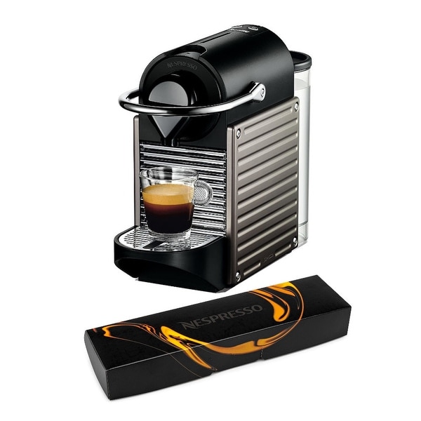 Breville Nespresso Pixie Espresso Machine with Coffee Capsules Pods 4.4 x 12.8 x 9.3 Bed Bath Beyond 31887832