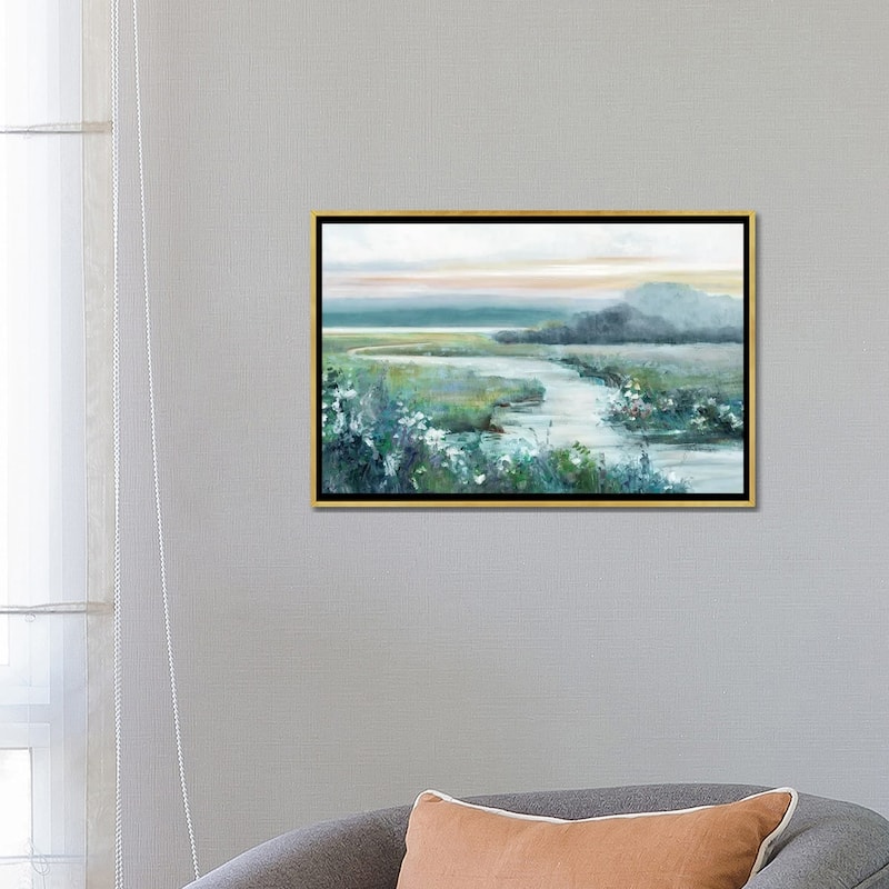 iCanvas "Eternity in Twilight" by Sally Swatland Framed Canvas Print