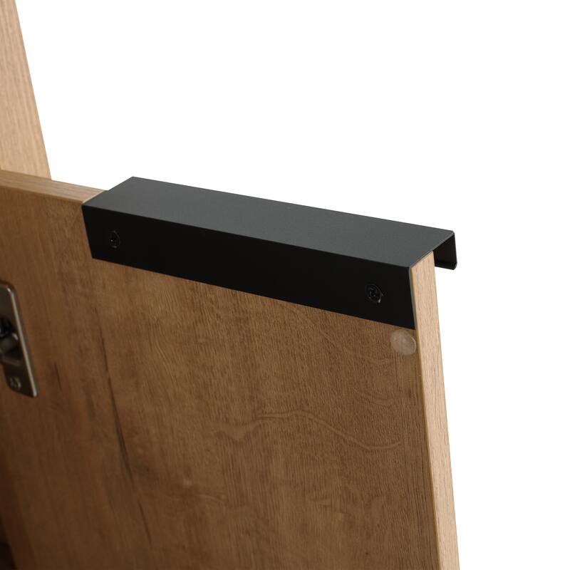 24"Bathroom Vanity with Soft-Close Doors, Adjustable Shelves, Water-Resistant Melamine Surface (No Sink or Top)