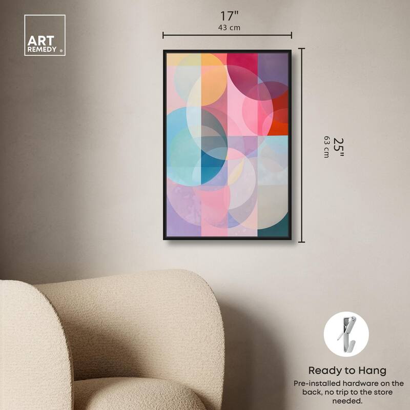 Oneiric Circles IV Canvas by Art Remedy