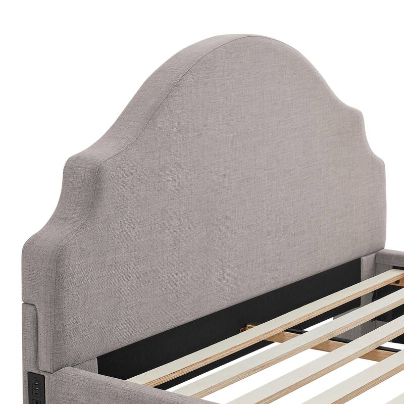 Canton Upholstered Queen Size Storage Bed