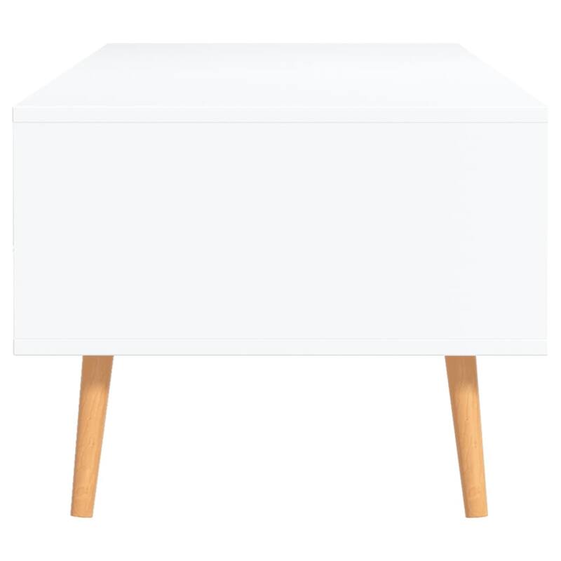 vidaXL Coffee Table End Table Living Room Accent Sofa Table Engineered Wood - 39.4" x 19.5" x 16.9"