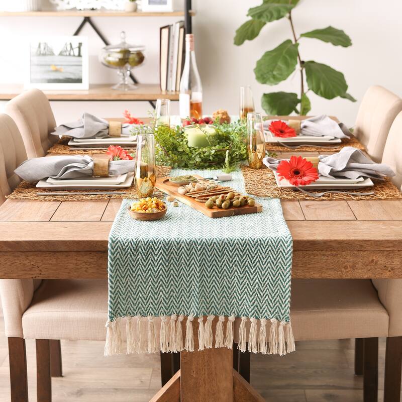 Chevron Handloom Table Runner