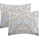 preview thumbnail 9 of 12, Porch & Den Summerfield Jacquard Medallion 6-piece Comforter Set