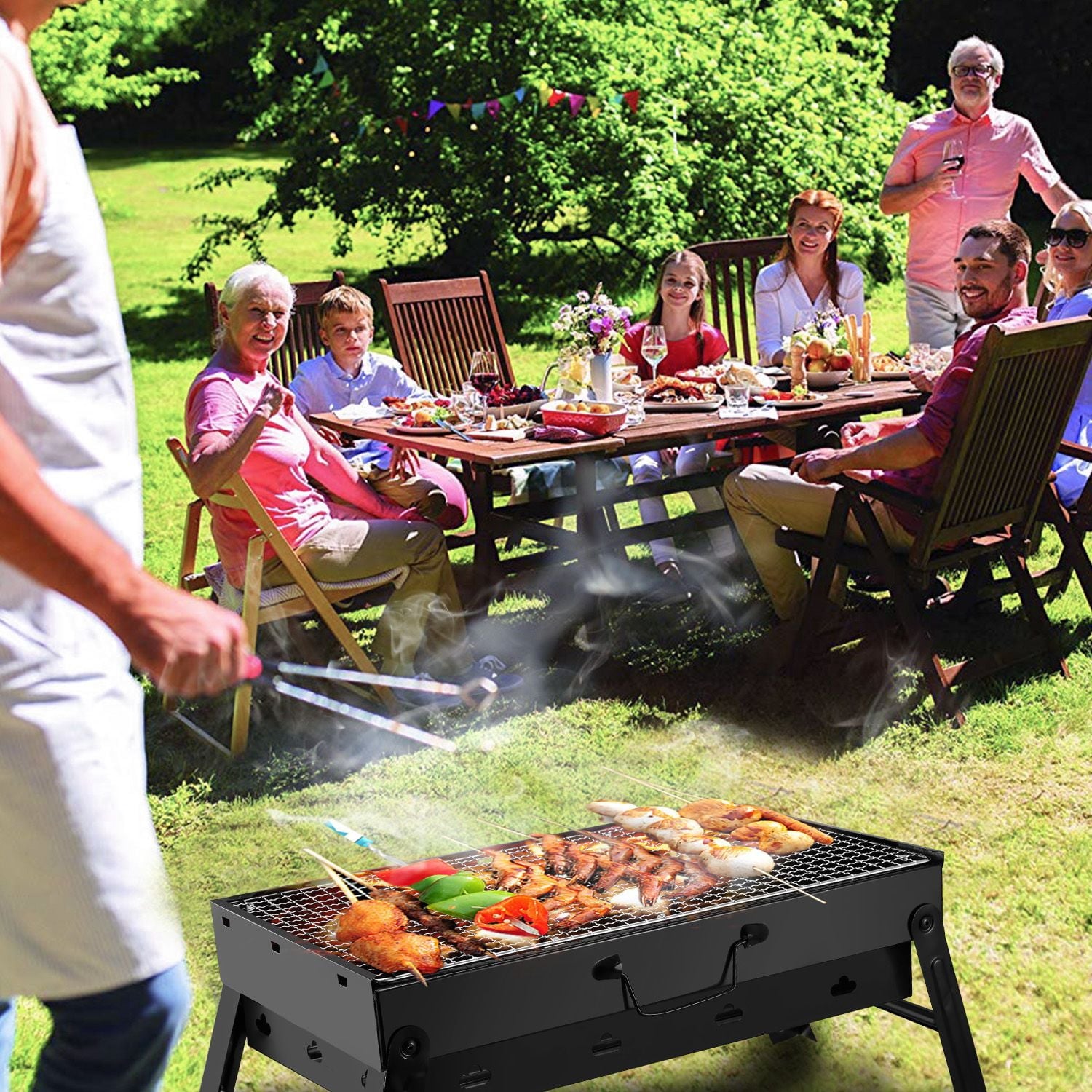 Portable barbecue outlet