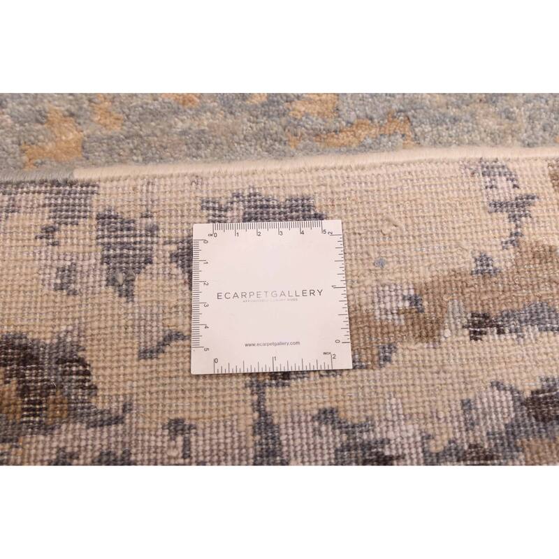 ECARPETGALLERY Hand-knotted Legacy Beige Silk, Wool Rug - 2'7 x 9'6