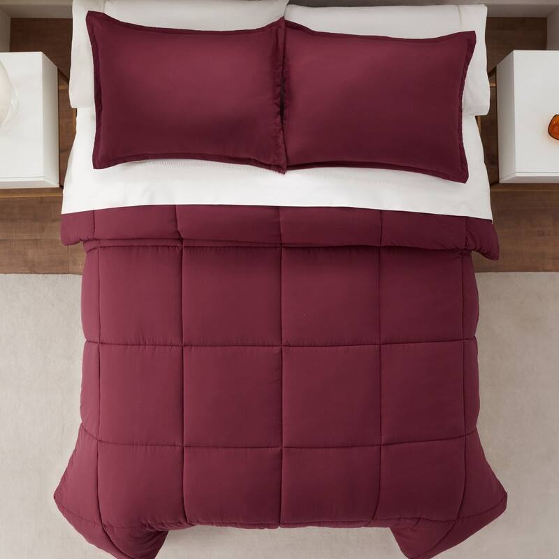 Serta Simply Clean Antimicrobial Comforter Set
