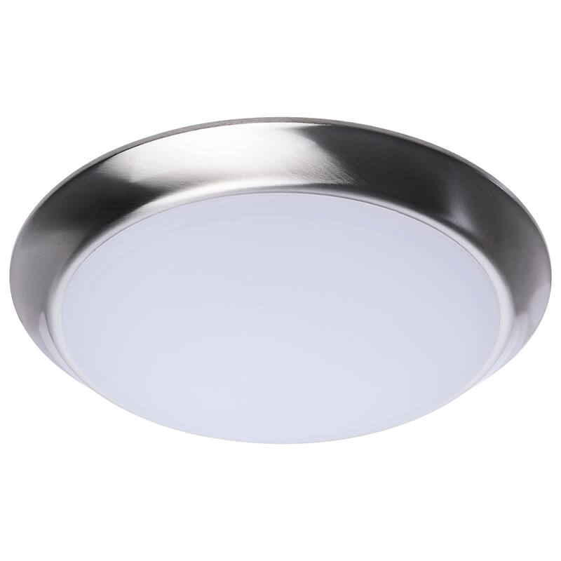 10 Inch LED Disk Light 27K/3K/35K/4K/5K CCT Selectable Brushed Nickel - Brushed Nickel