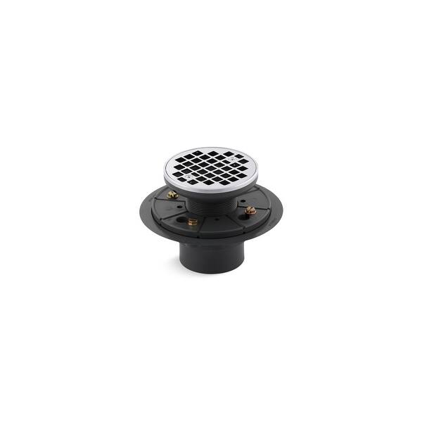 Shop Kohler Clearflo Round Design Tile In Shower Drain Polished Chrome K 9135 Cp Overstock 31416287
