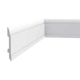 SX104 Orac Decor High Impact Polystyrene Baseboard Moulding Primed ...