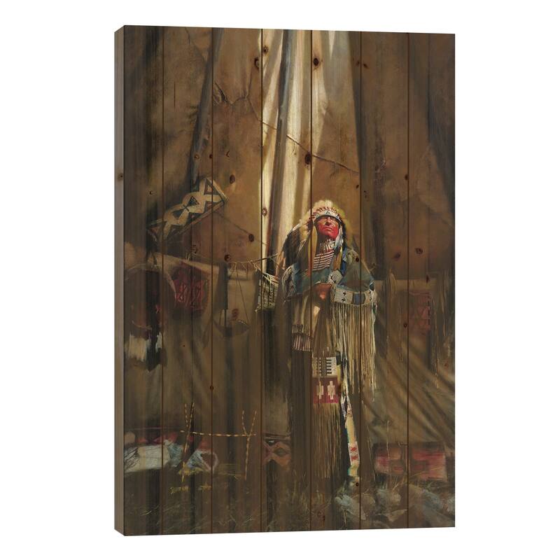 His Eminence Print On Wood by David Edward Kucera - Multi-Color - 26x18x1.5
