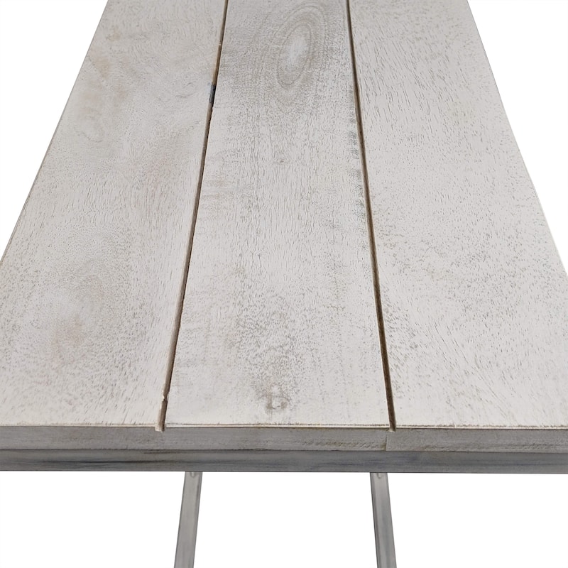 Carolina Living Chloe C-Form Accent Table - USB Ports