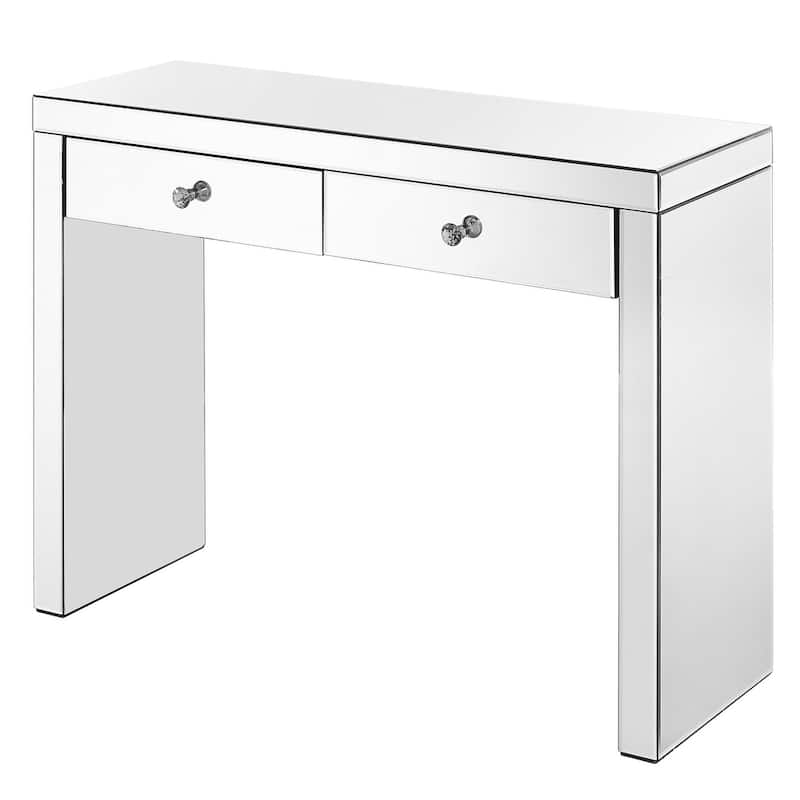 Indigo Home Console Table 39 in x 14 x30 in. in Clear