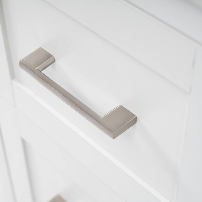 Roomfitters 84" Double-Sink Vanity, Aesthetic Modern Design with Quartz Top, Adjustable Shelves