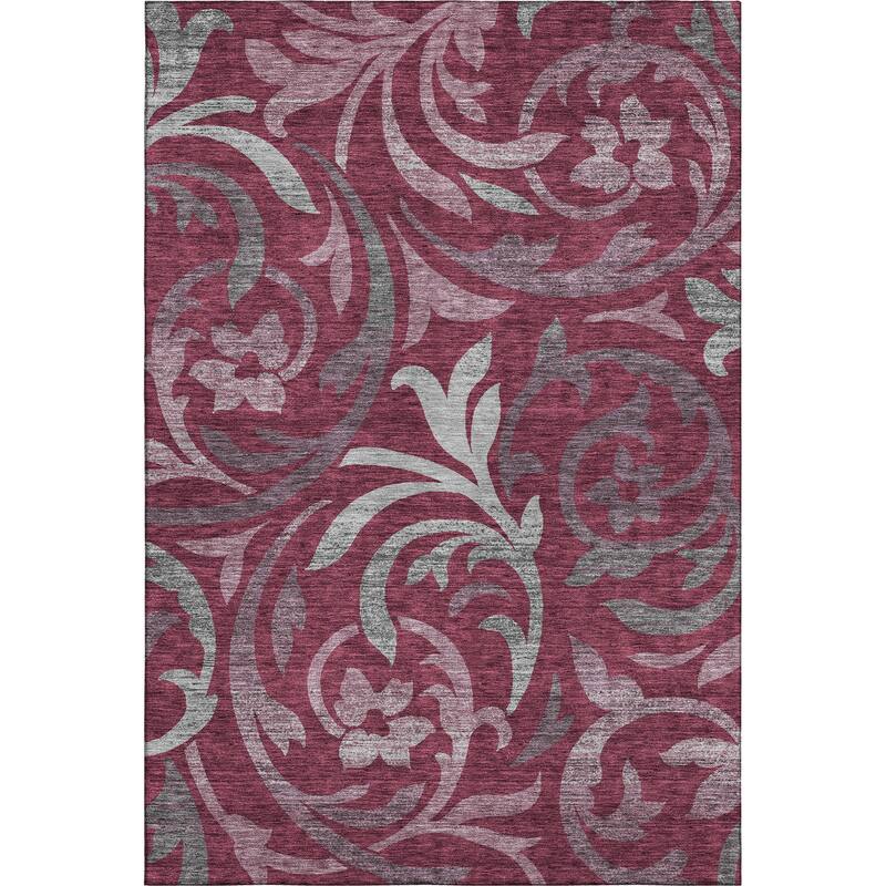 Premium Washable Super Soft Contempory Scroll Mayfield Rug