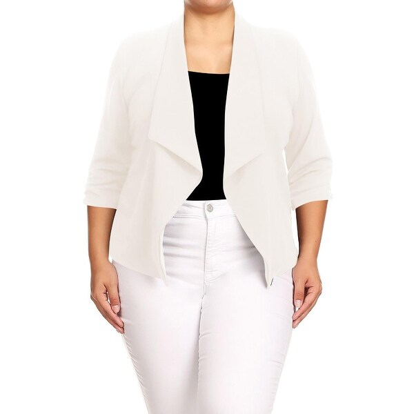 white smart jacket womens