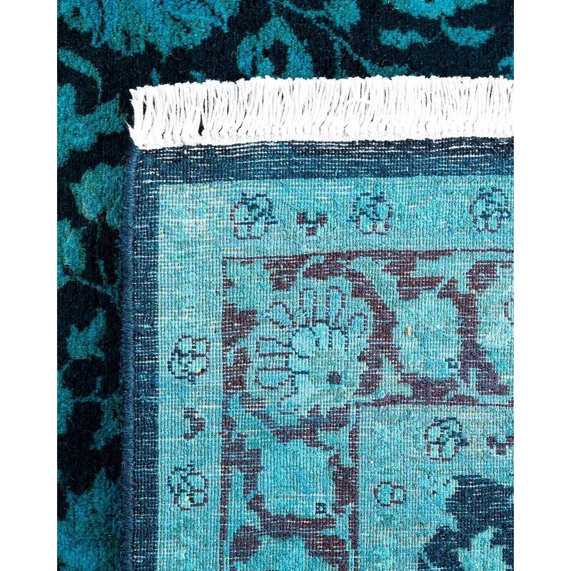 Fine Vibrance One-of-a-Kind Hand-Knotted Area Rug - Black, 3' 2" x 5' 5" - 3' 2" x 5' 5"