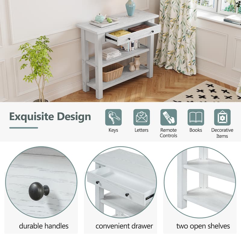 Entryway Table with Storage