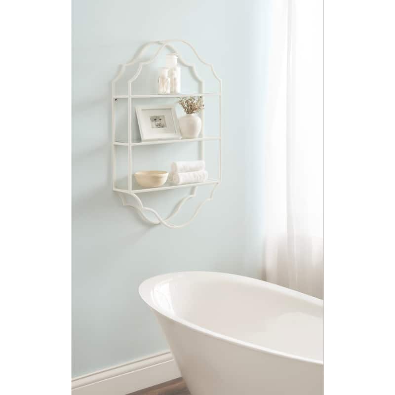 Kate and Laurel Leanna Tiered Wall Shelf
