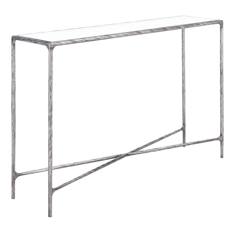 SAFAVIEH Couture Dorotea Forged Metal Rectangle Console Table - 48" W x 12" L x 30" H - 48"W x 12"D x 30"H