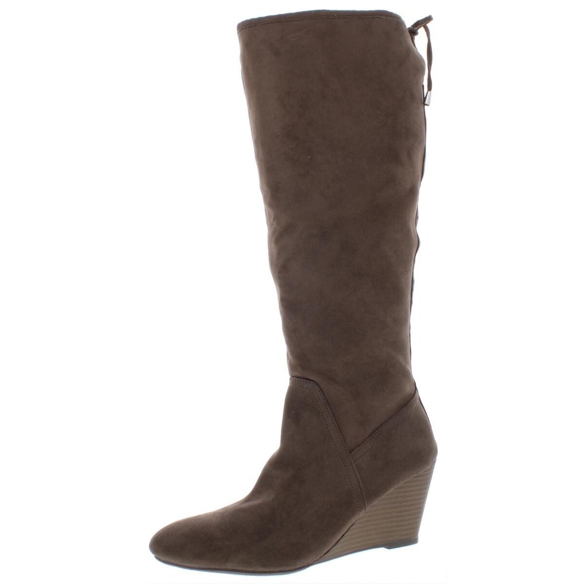 xoxo burkey wedge boot