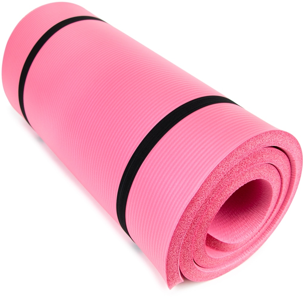 Paine Gillic Viool kraam Ultra Thick 1" Yoga Cloud, Pink - 72" x 24" - On Sale - Overstock - 20972592