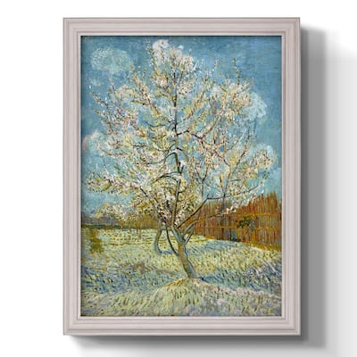  The Pink Peach Tree Premium Framed Canvas- Ready to Hang