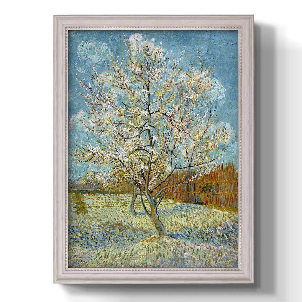  The Pink Peach Tree Premium Framed Canvas- Ready to Hang